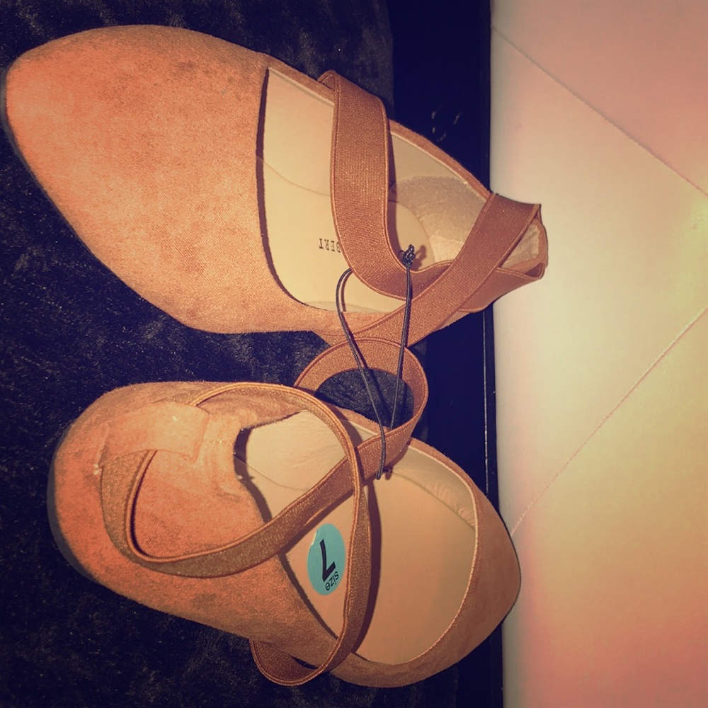 Suede flats